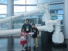 9-in front of canada arm