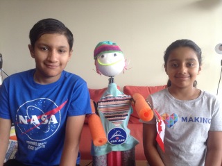 Artash (12-years-old) and Arushi (9-years-old), are a brother-sister programing team from Canada